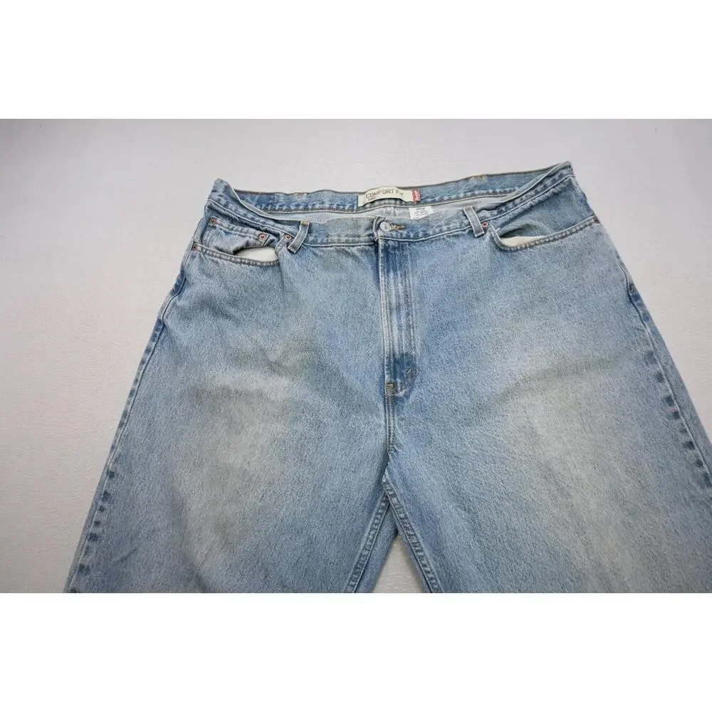 Levi's 560 Taper Comfort Fit Denim Jeans Blue Rugged‎ Mens Sz 44 x 30